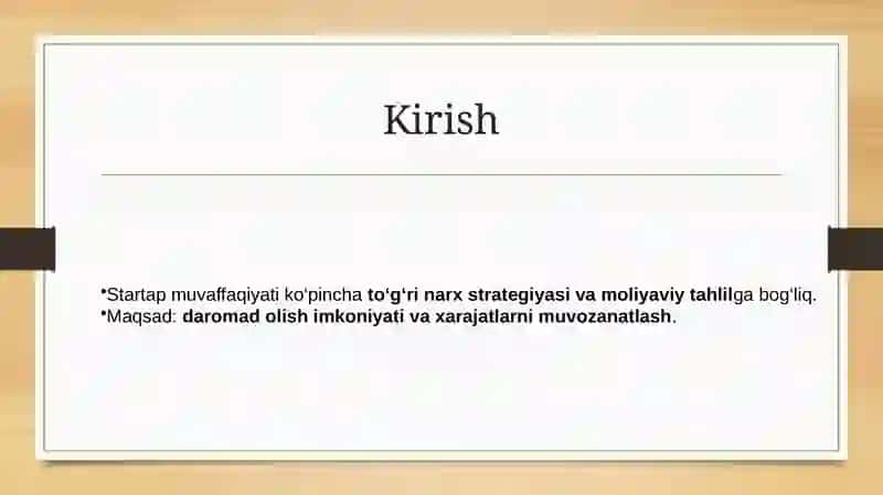 Narx strategiyasi, moliyaviy tahlil va birlik iqtisodiyoti (CAC + LTV) 2