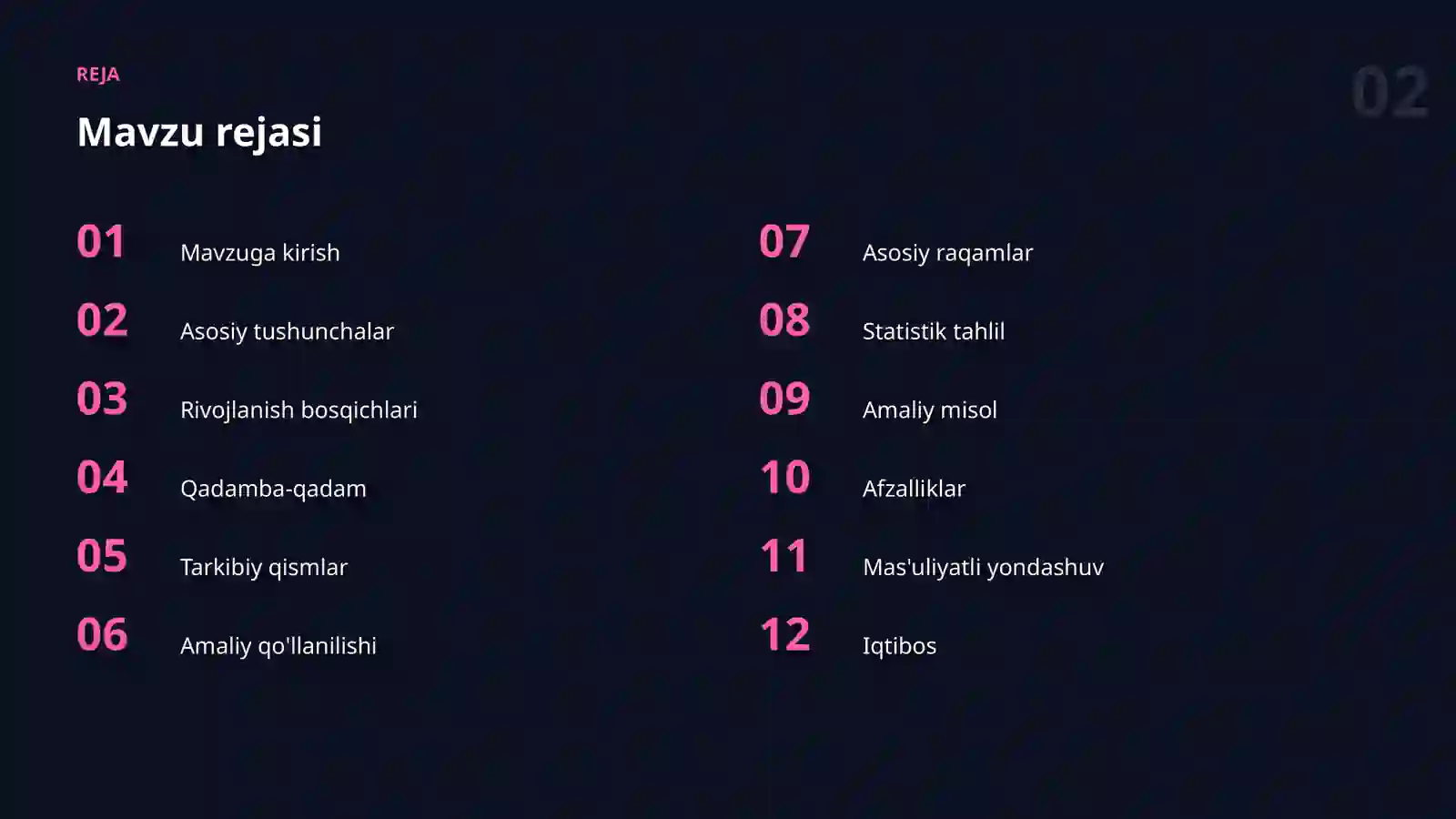 MODELLARNI BAHOLASH 2