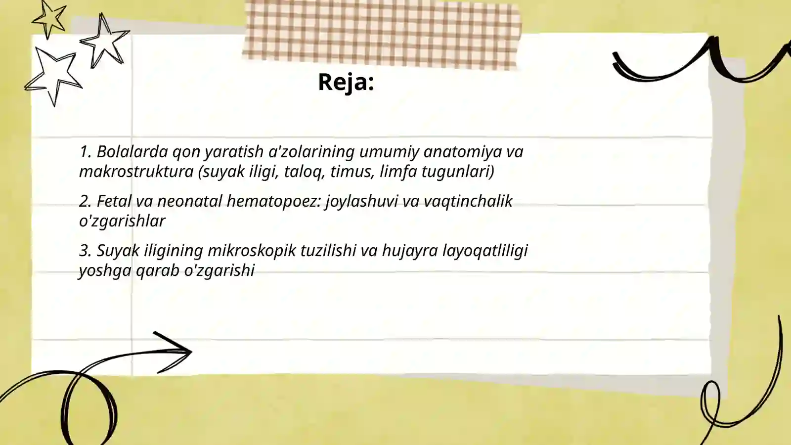 Bolalarda Qon Yaratish A'zolarining Anatomo Fiziologik Xususiyatlari 2