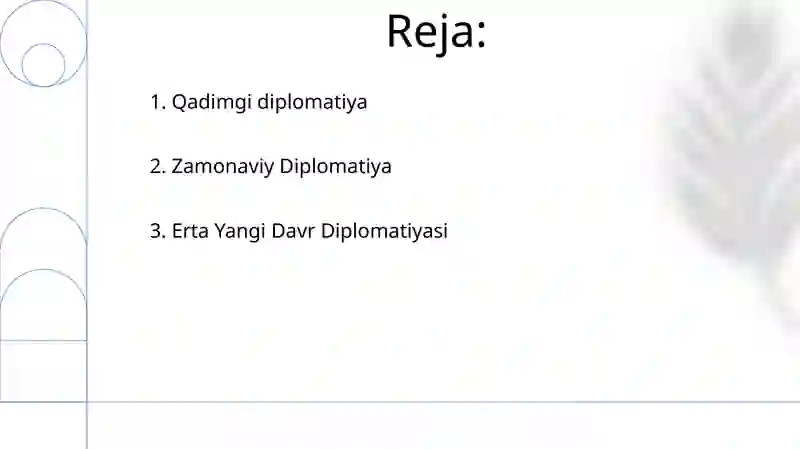 Diplomatiya tarixi 2