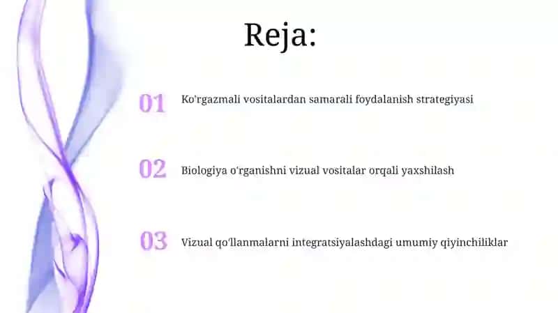 Biologiyada ko'rgazmali vositalarning afzalliklari 2