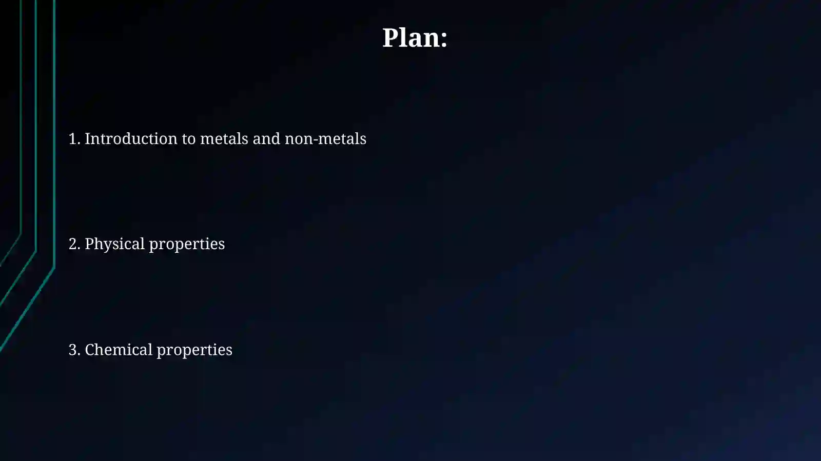 Metals and non-metals 2