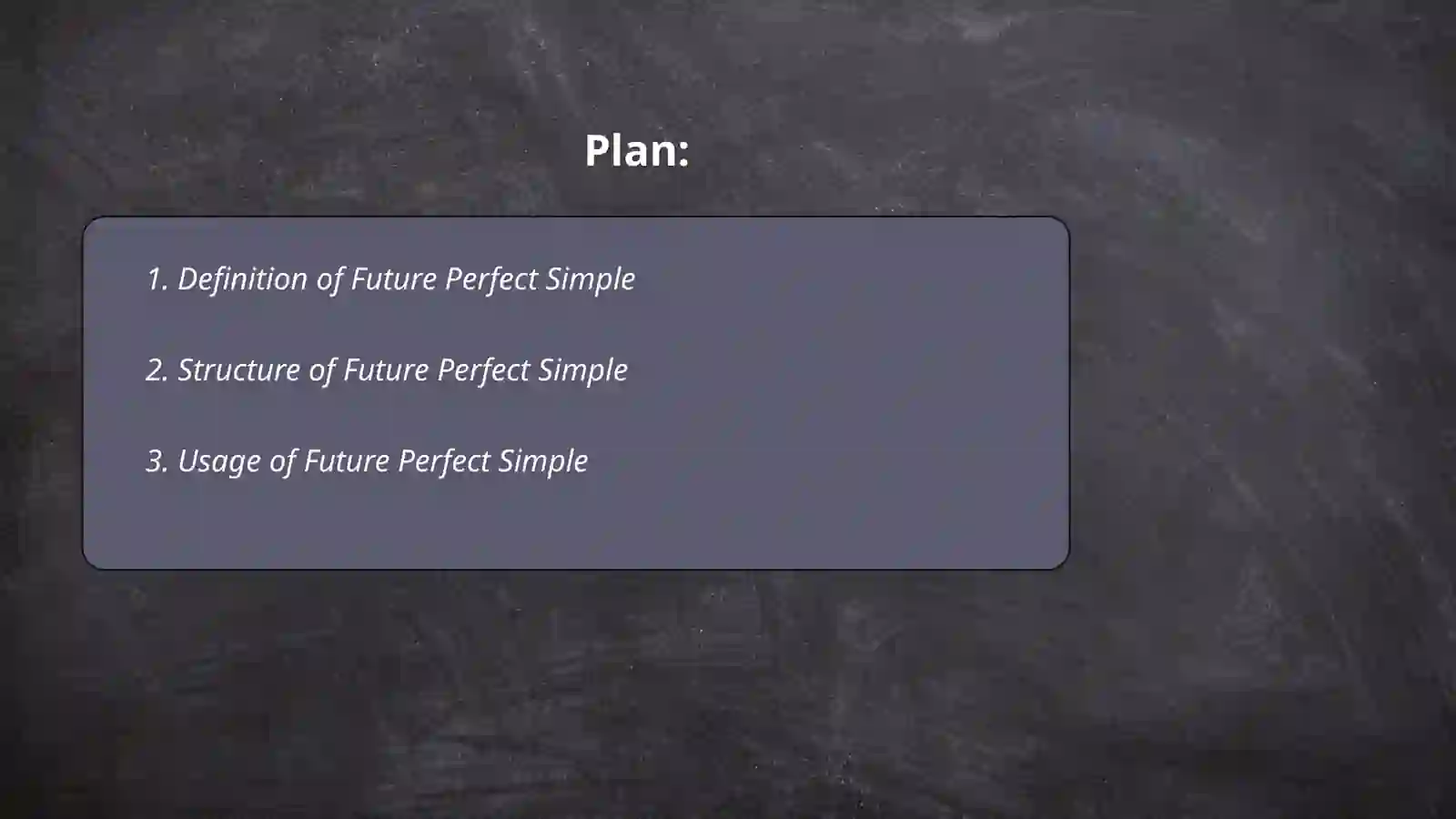 Future perfect simple 2