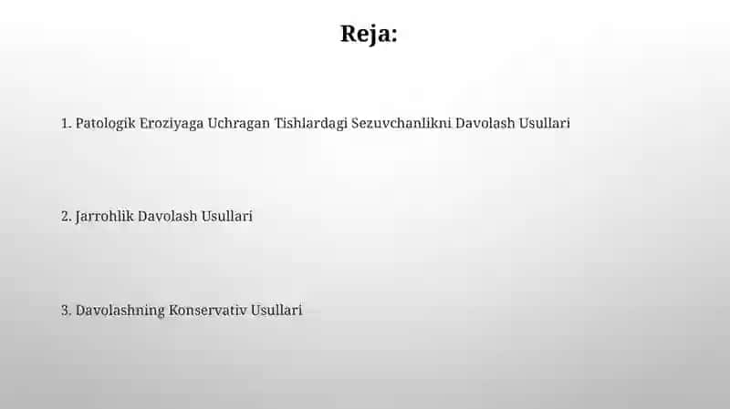 Patologik Eroziyaga Uchragan Tishlardagi Sezuvchanlikni Davolash Usullari 2