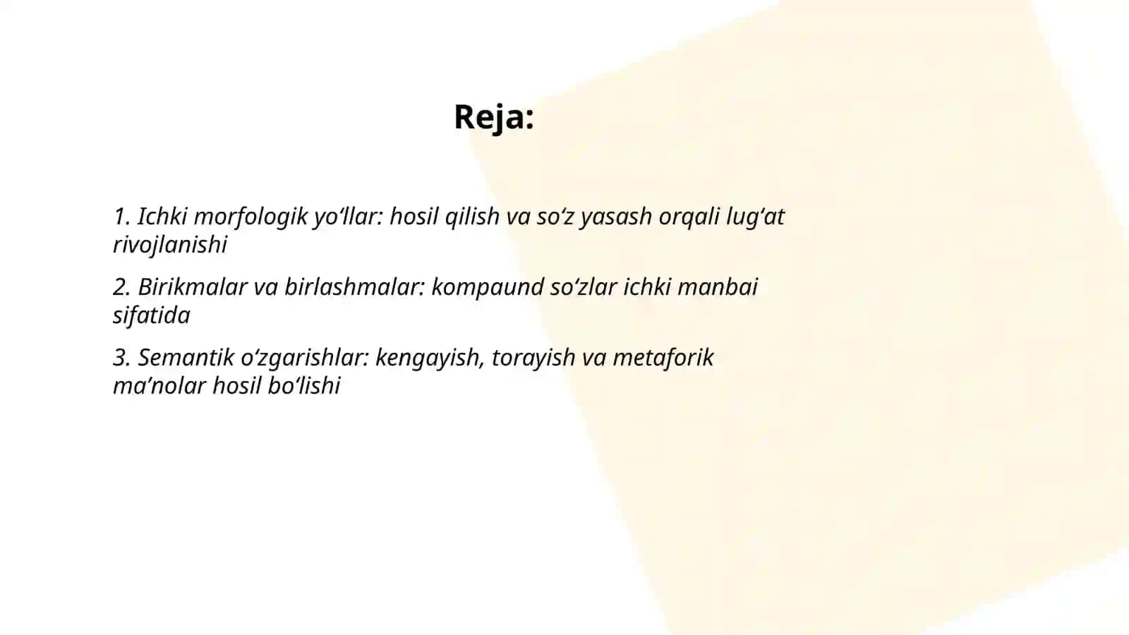 Ichki morfologik yoʻllar 2