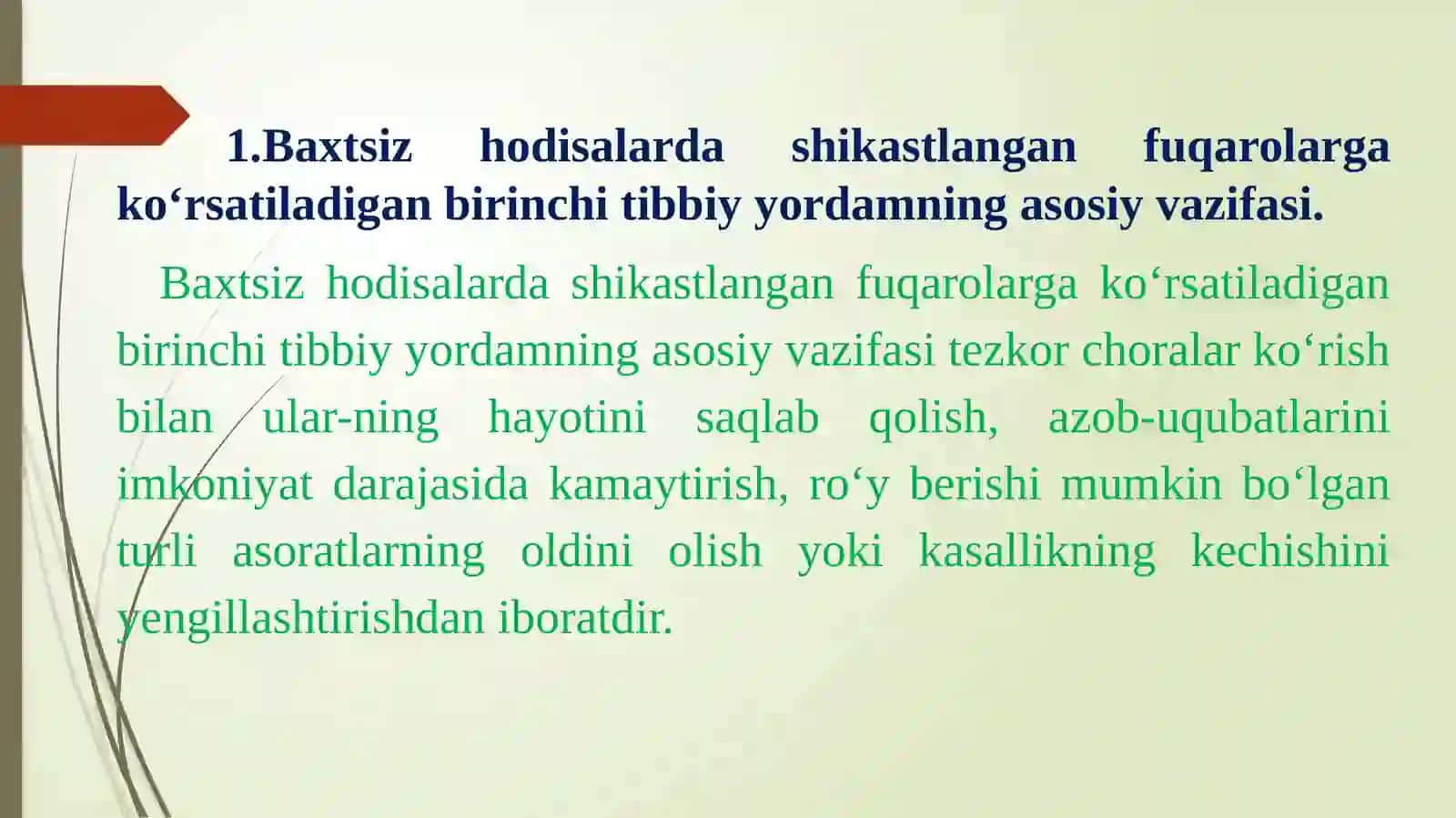 Bахtsiz hоdisаlаrdа birinchi tibbiy yordаm ko’rsаtish 2