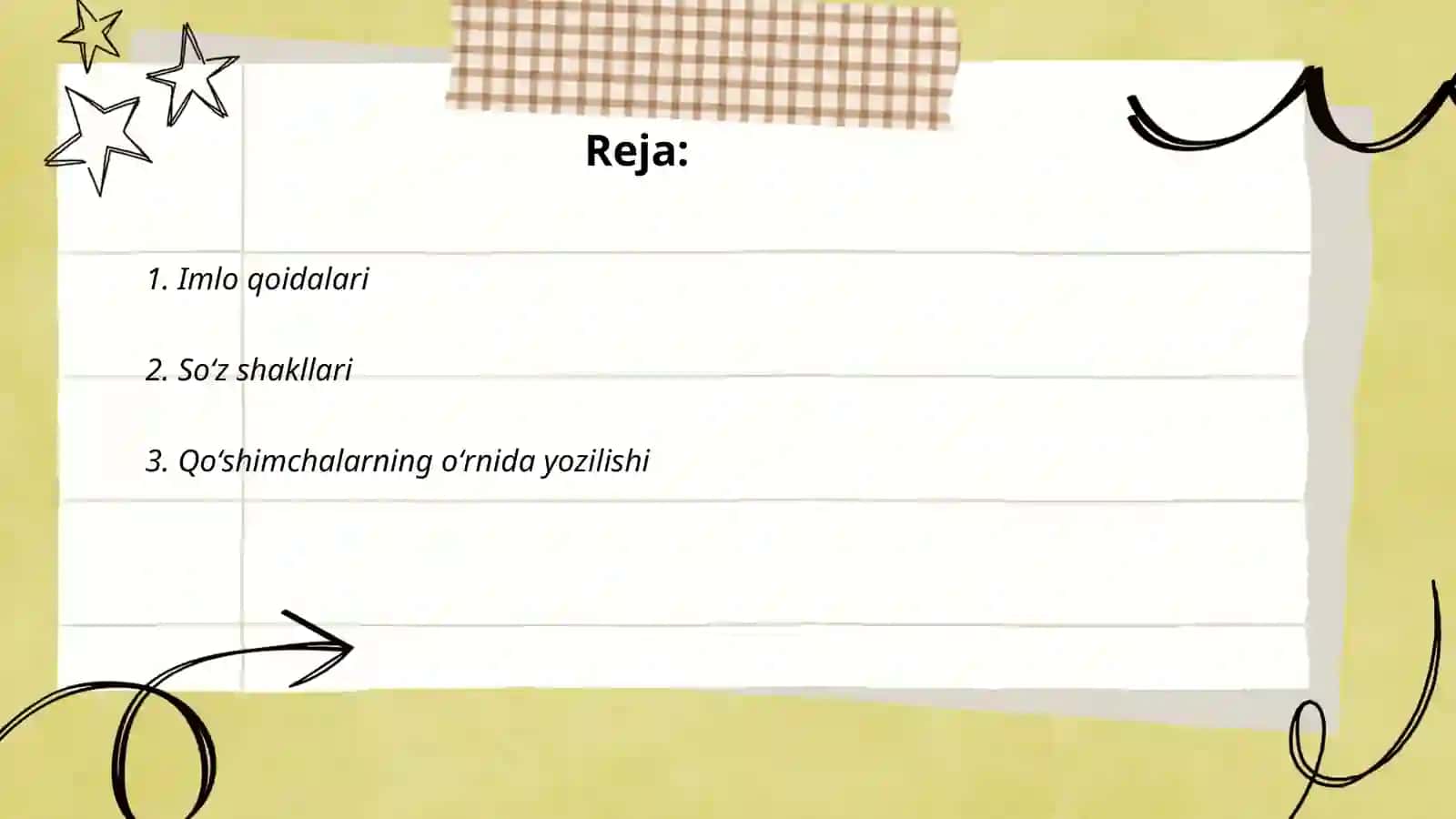 Imlo qoidalari 2