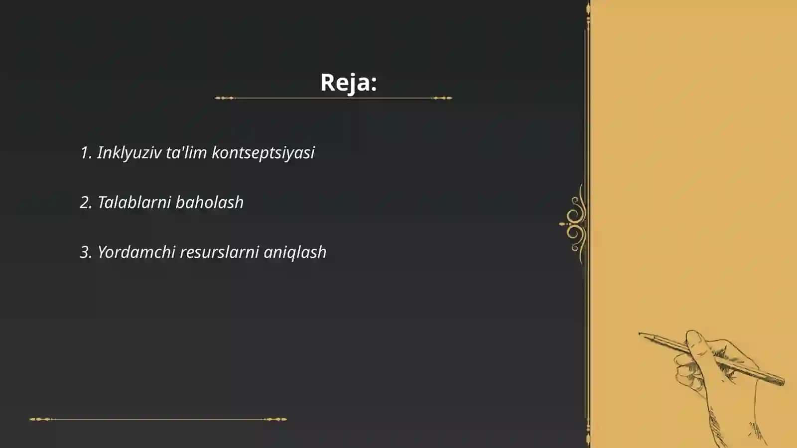 Inklyuziv ta'limga jalb qilish bosqichlari 2