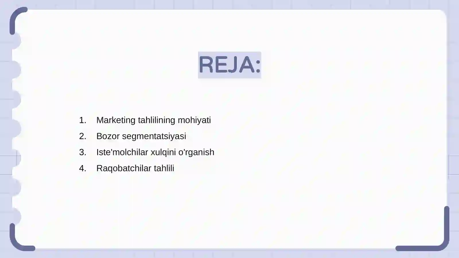 Marketing tahlili 2