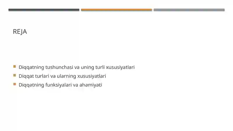 Diqqat haqida tushuncha va uning turlari 2