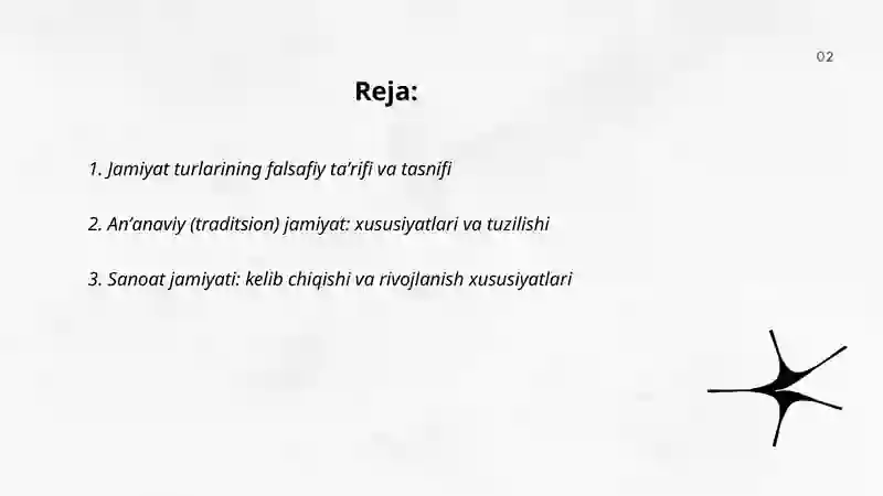 Jamiyat turlari 2