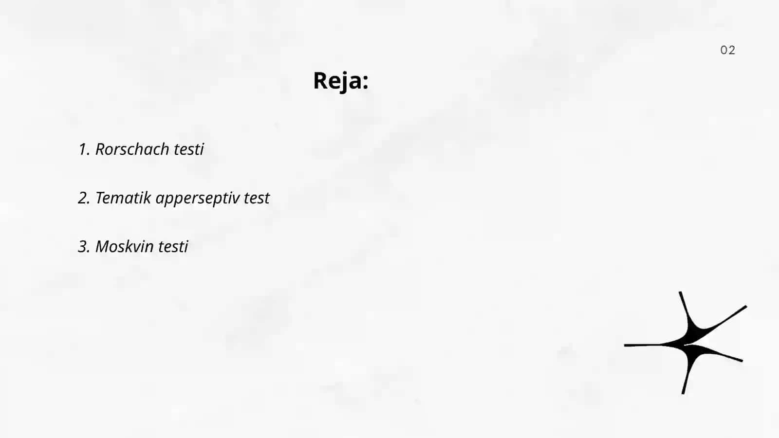 Shaxsni tadqiq qilishning proektiv medlars 2