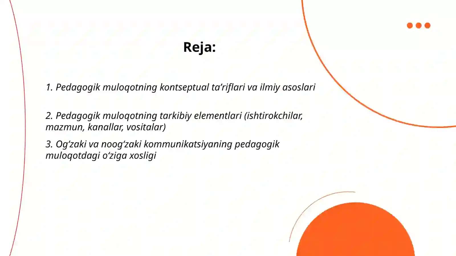 Pedagogik muloqotning oʻziga xos xususiyatlari va funksiyalari 2