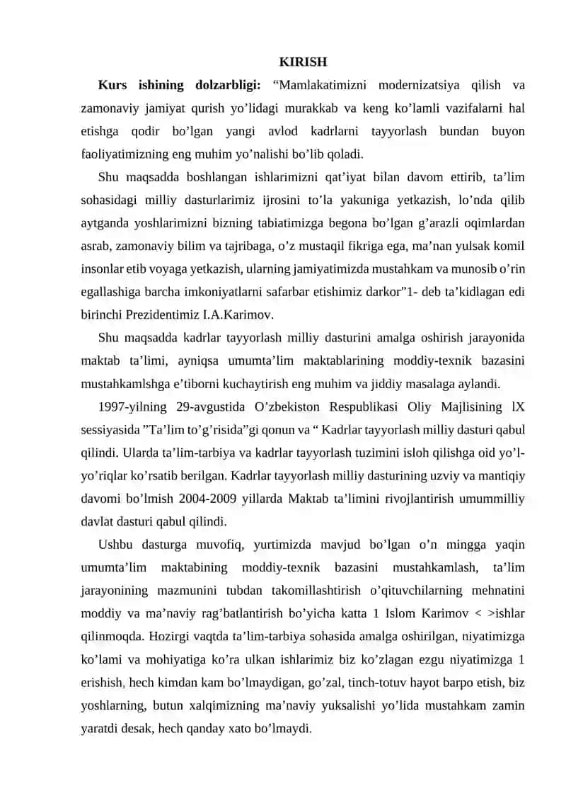 BOSHLANGʻICH SINF MATEMATIKA DARSLARIDA OʻQUVCHILARNING KOʻPBURCHAKLAR VA ULARNING PERIMETRLARINI HISOBLASH MALAKASINI SHAKILLANTIRISH 2