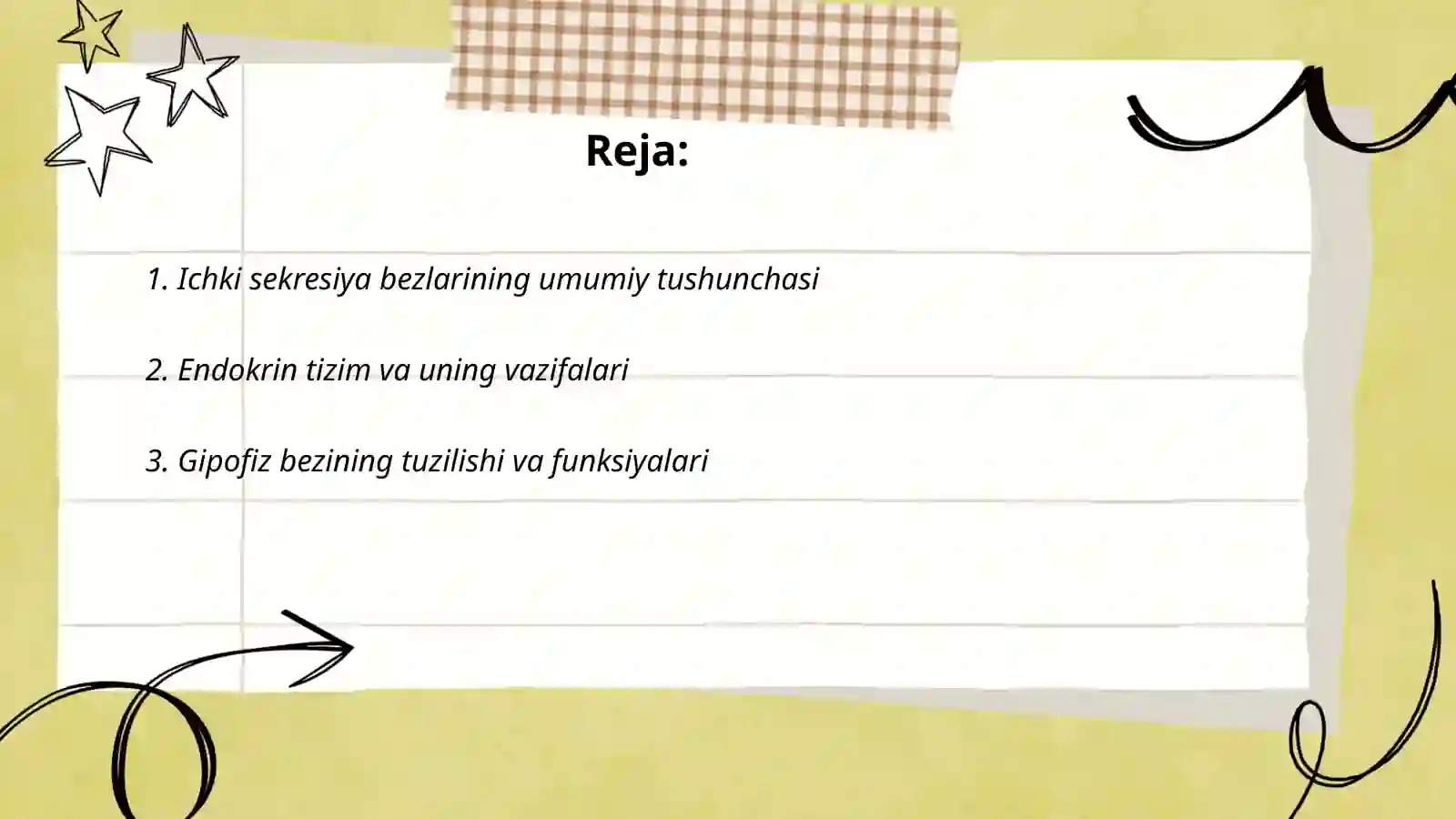 Ichki sekresiya bezlari haqida umumiy ma’lumot 2