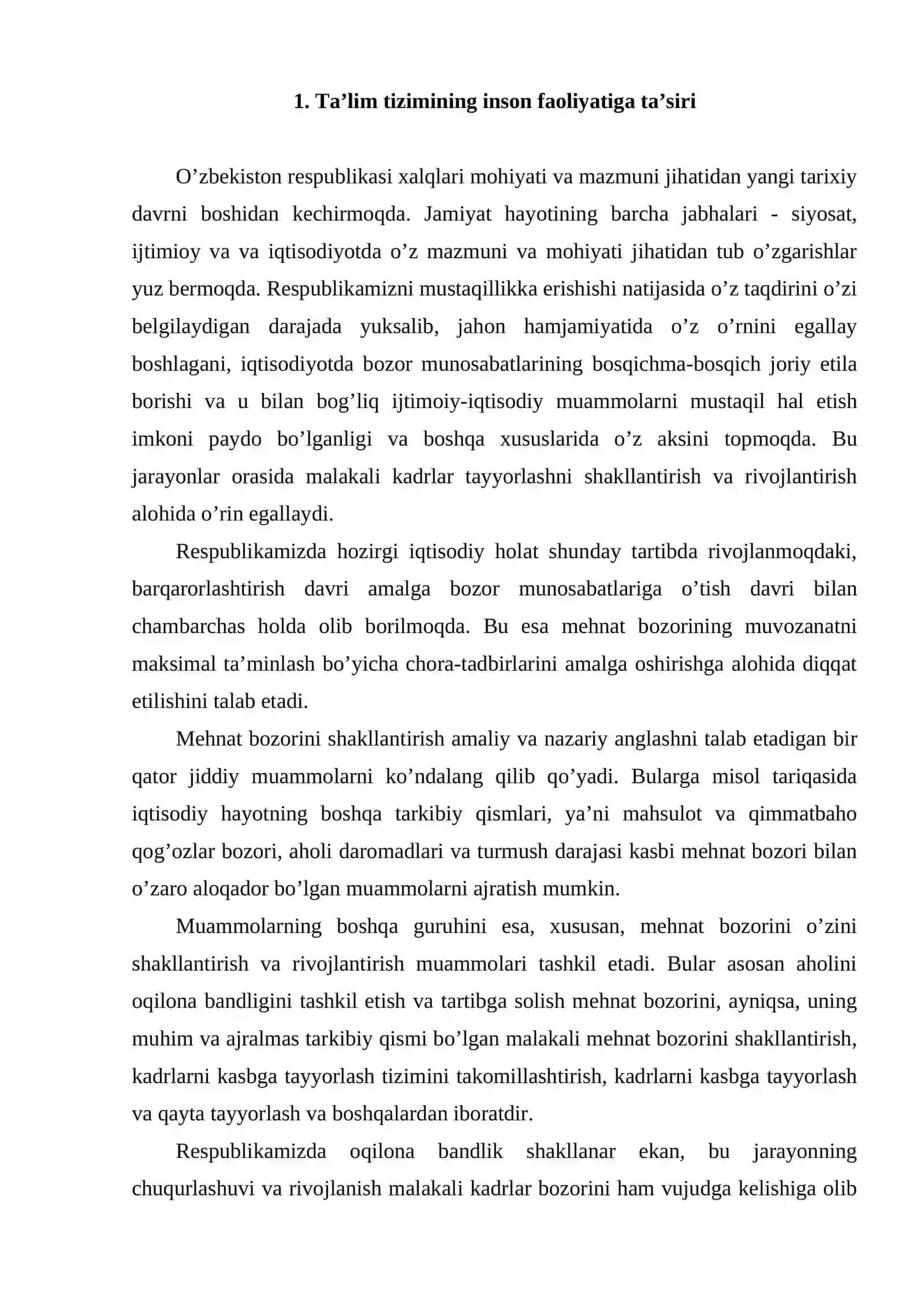 O’zbеkistоndа mаlаkаli kаdrlаr tаyyorlаsh siyosаti 2