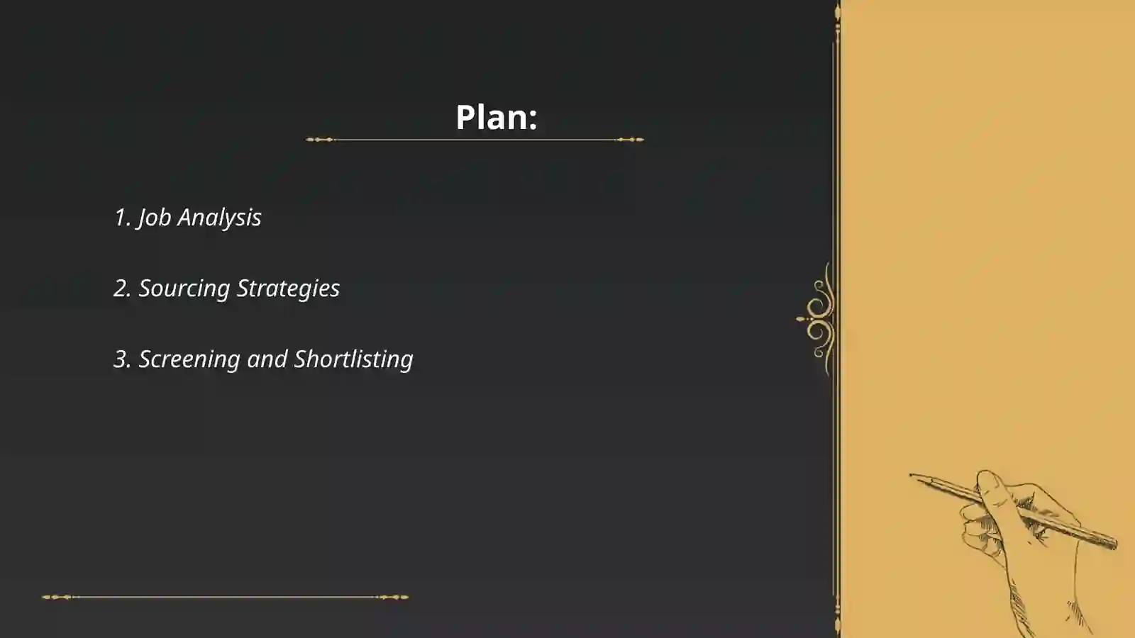 Recruitment and selection 2