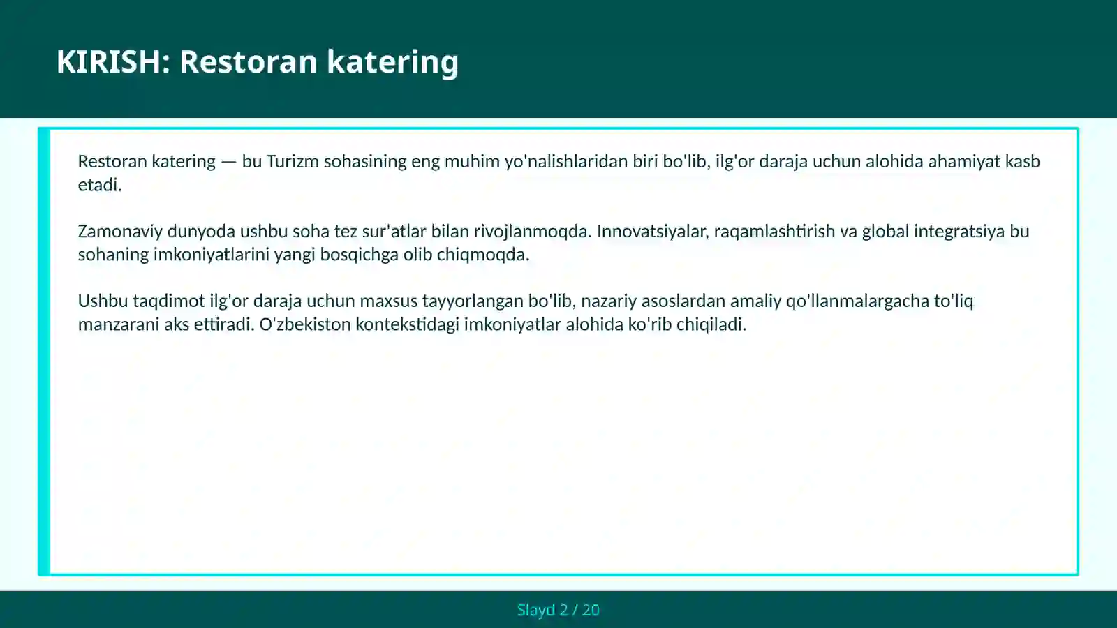 Restoran katering 2