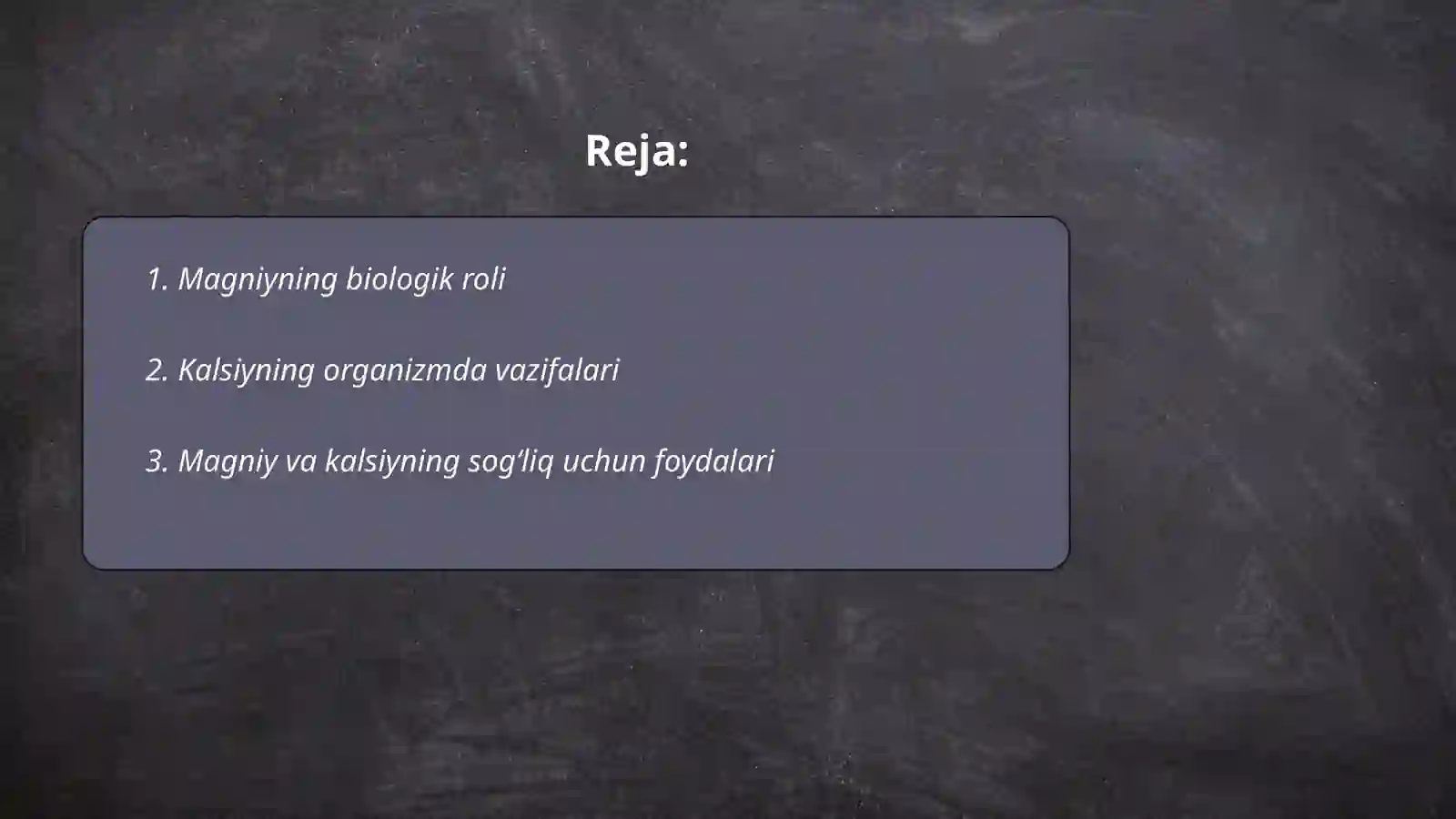 Magniy kalsiy rux haqida ma'lumotlar 2