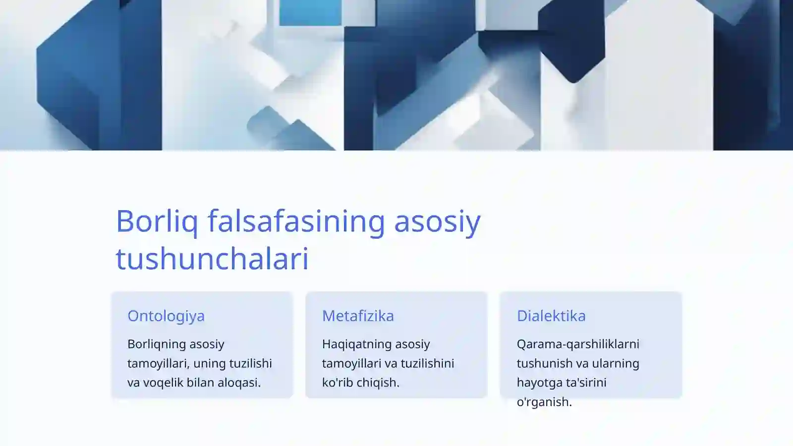 Borliq falsafasi 2