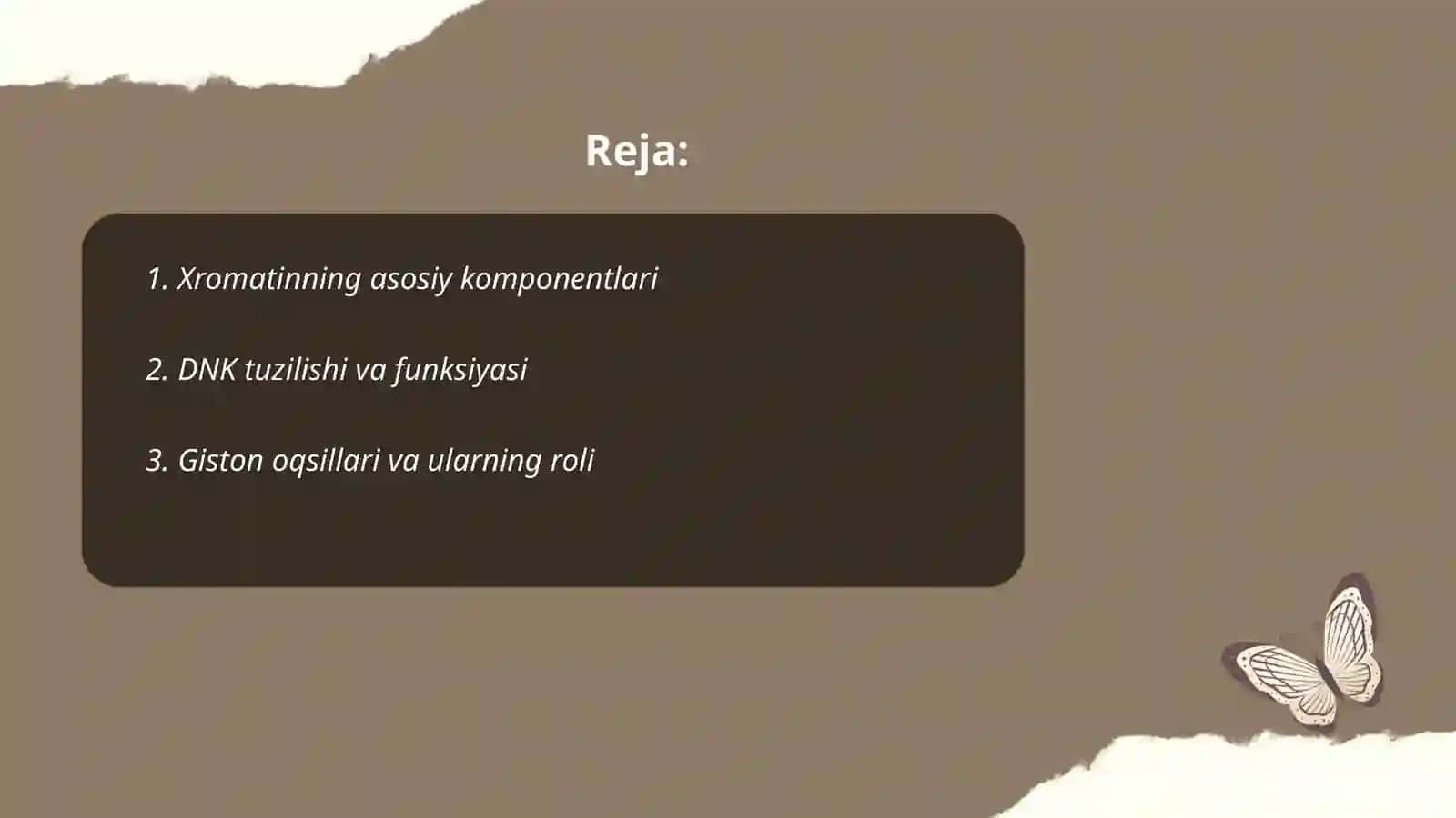 Xromatin molekulyar tarkibi 2