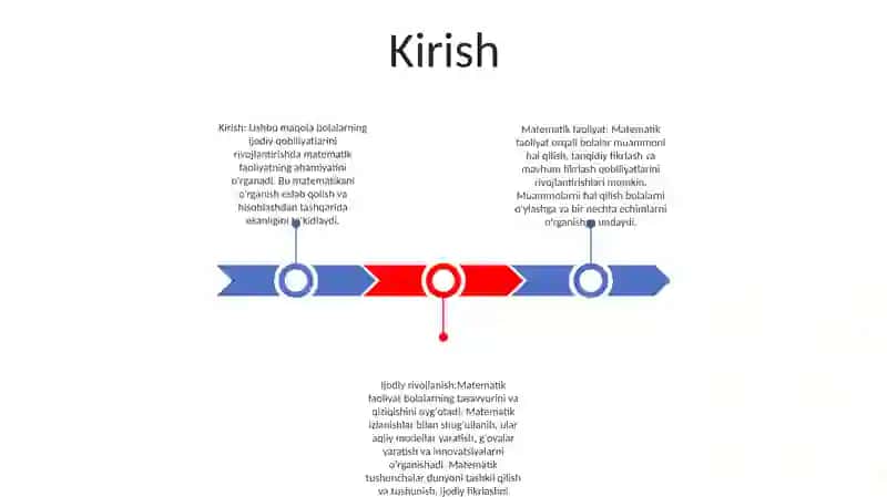 Matematik Mashğulotlarda Bolalar Ijodiy Qobiliyatini Rivojlantirish 2