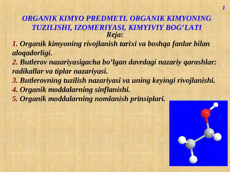Organik Kimyo 2