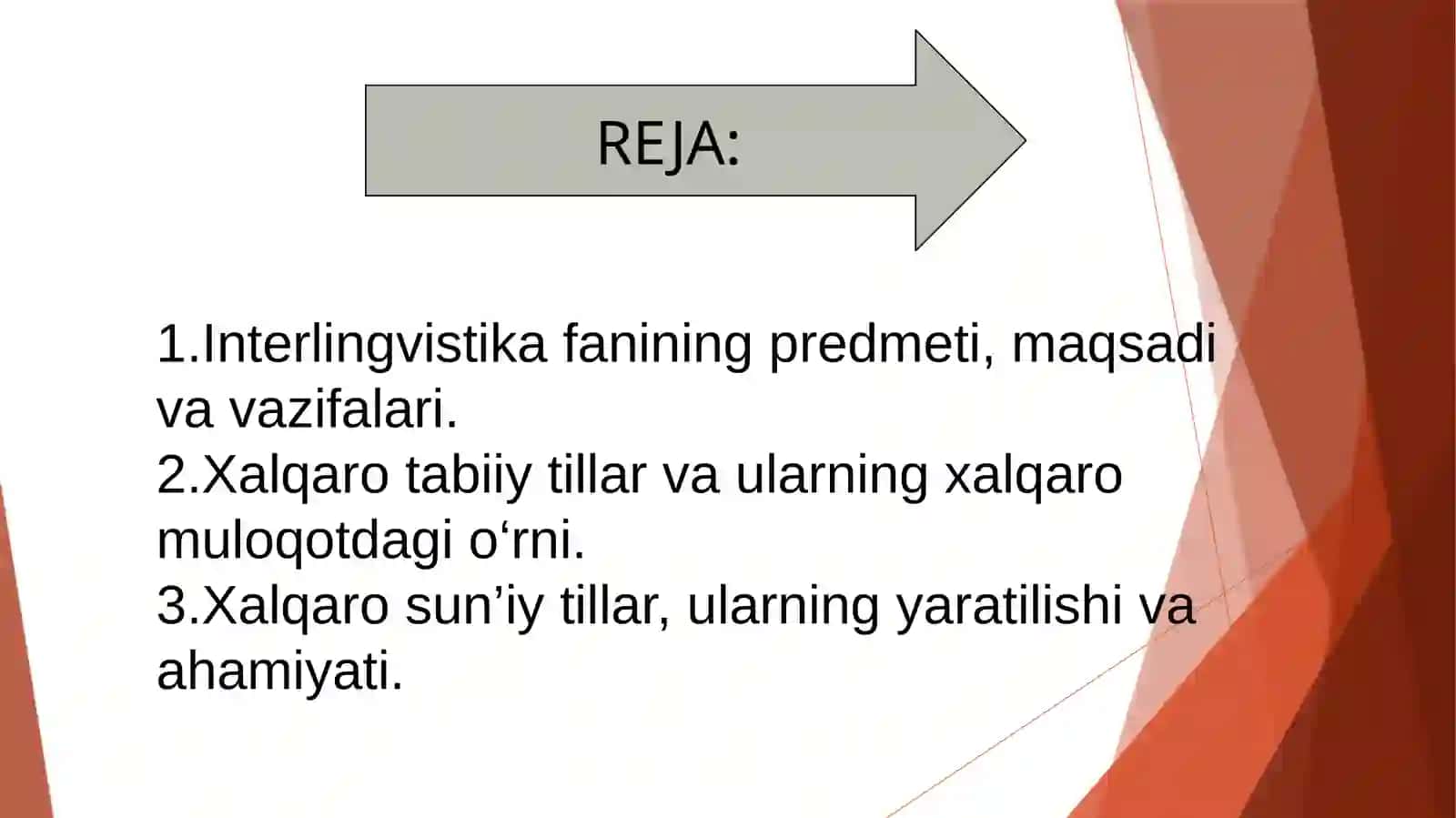 Interlingvistika. Xalqaro tabiiy va xalqaro sun’iy tillar 2