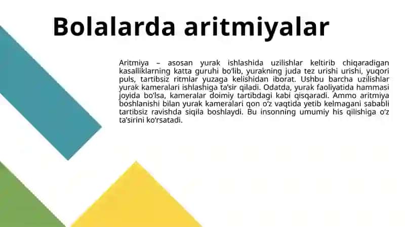 Bolalardaaritmiyalar 2