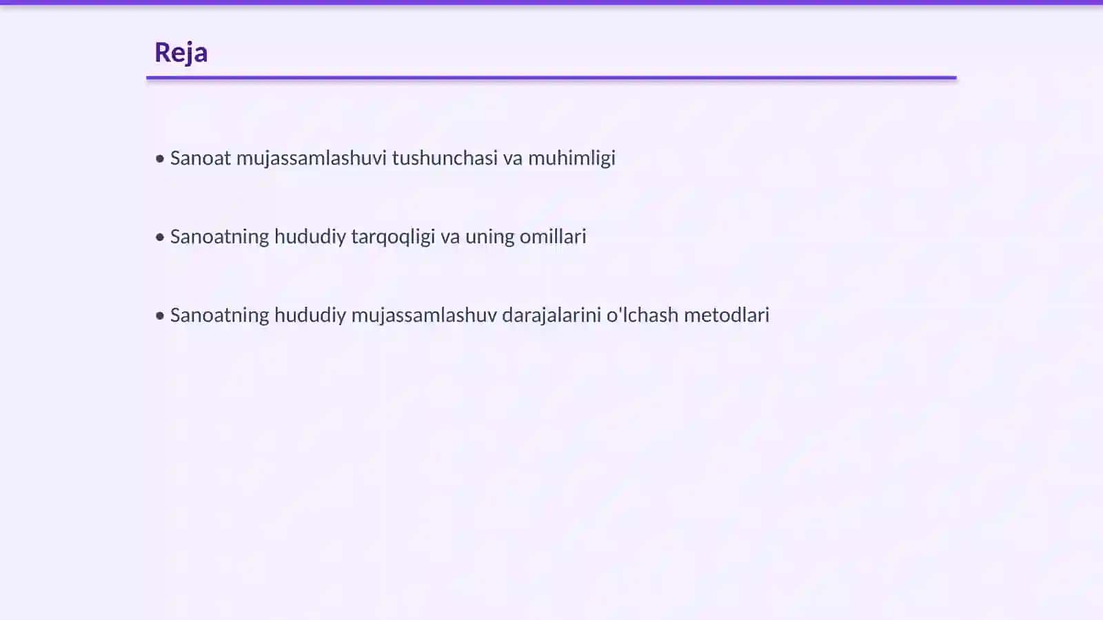 Sanoatning hududiy mujassamlashuv darajasini aniqlash 2