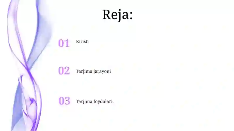 Tarjima jarayoni 2