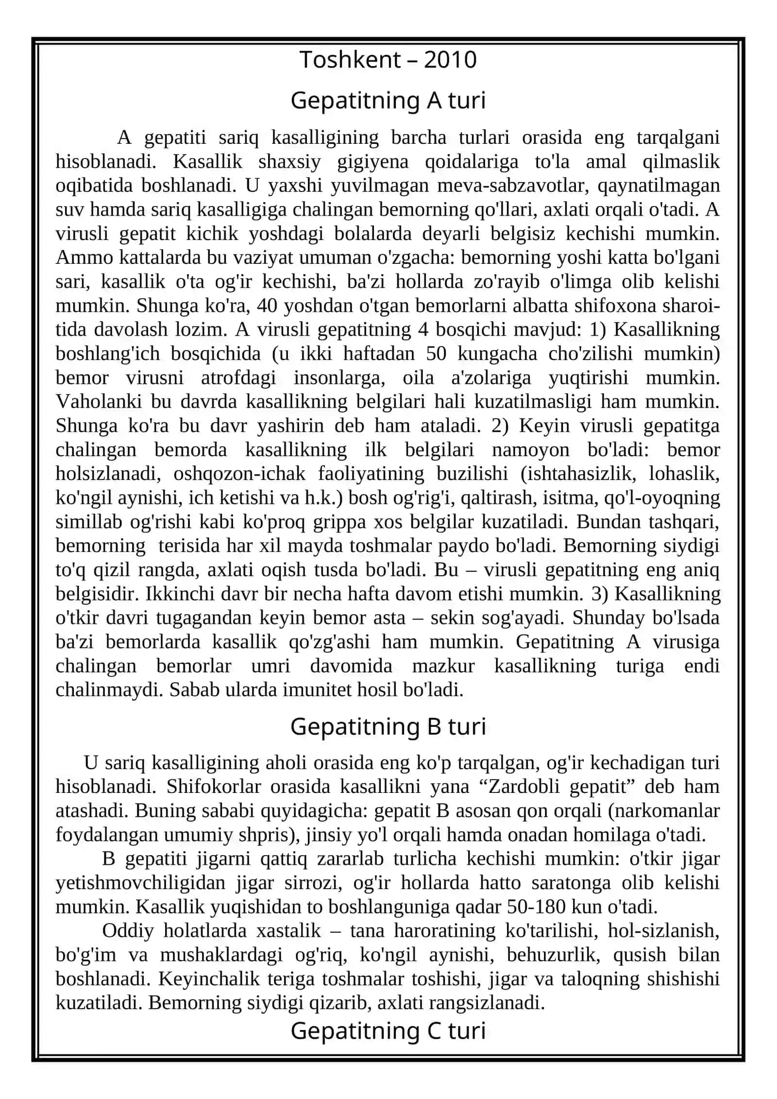 Gepatitning A turi 2