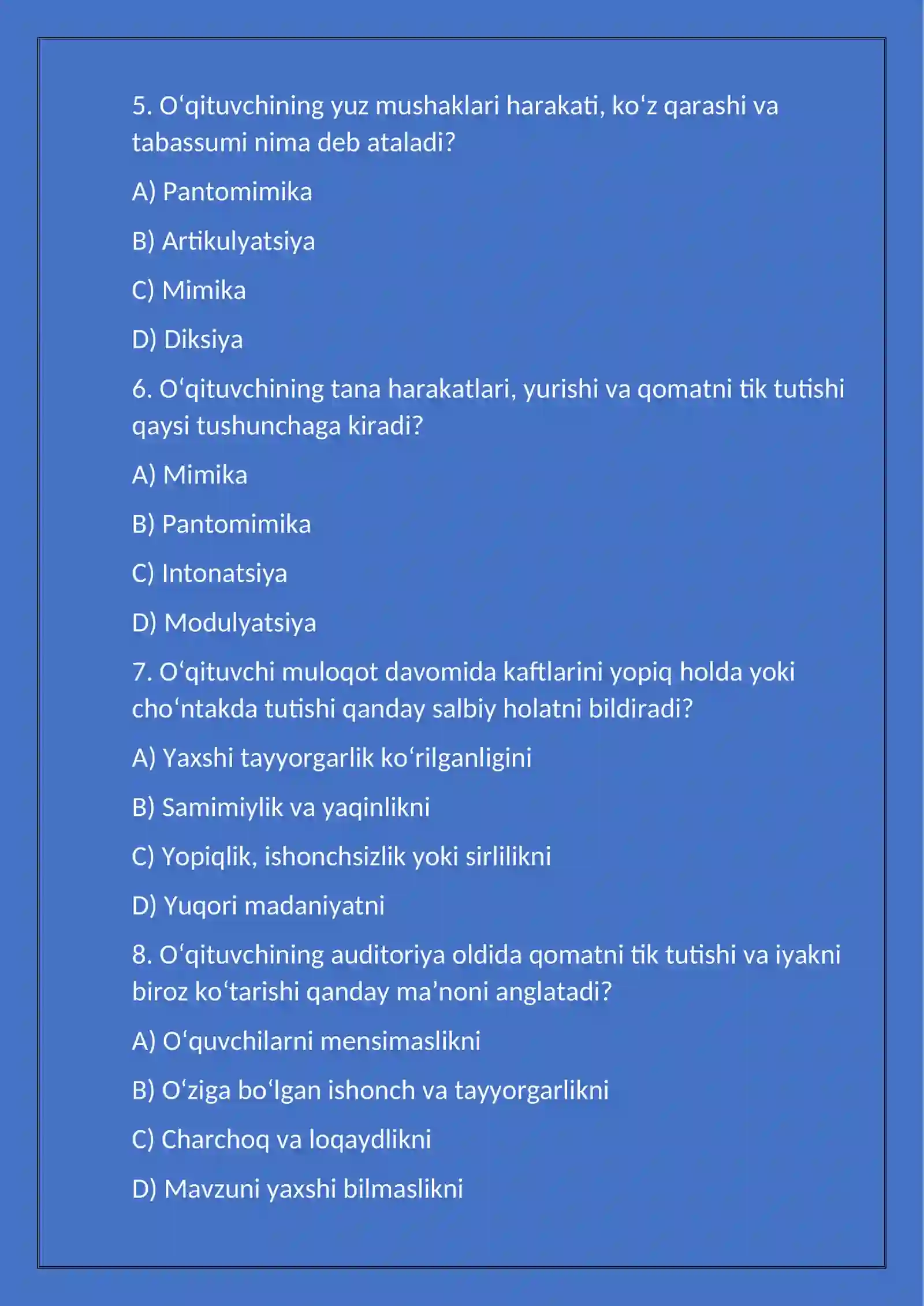 pedagogik texnalogiyalar 2