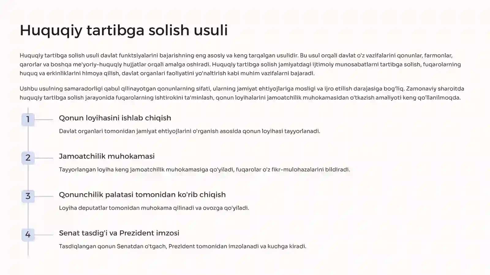Davlat funktsiyalarini bajarish usullari 2