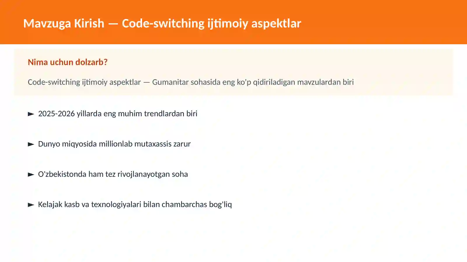 Code-switching ijtimoiy aspektlar 2