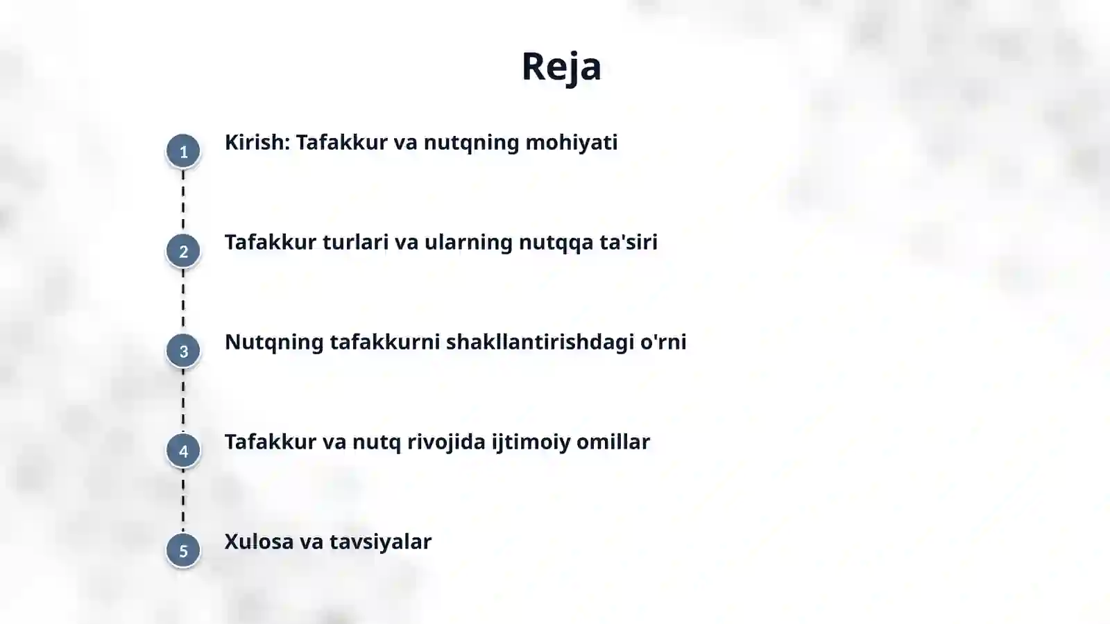Mavzu:Tafakkur va Nutq 2