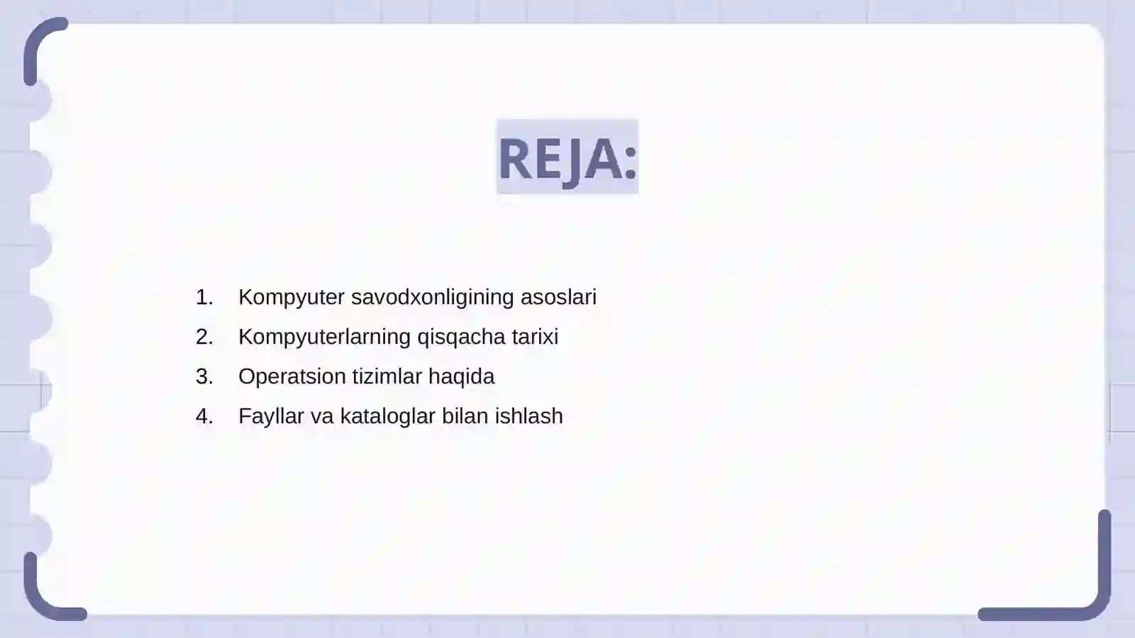 Kompyuter savodxonligi 2