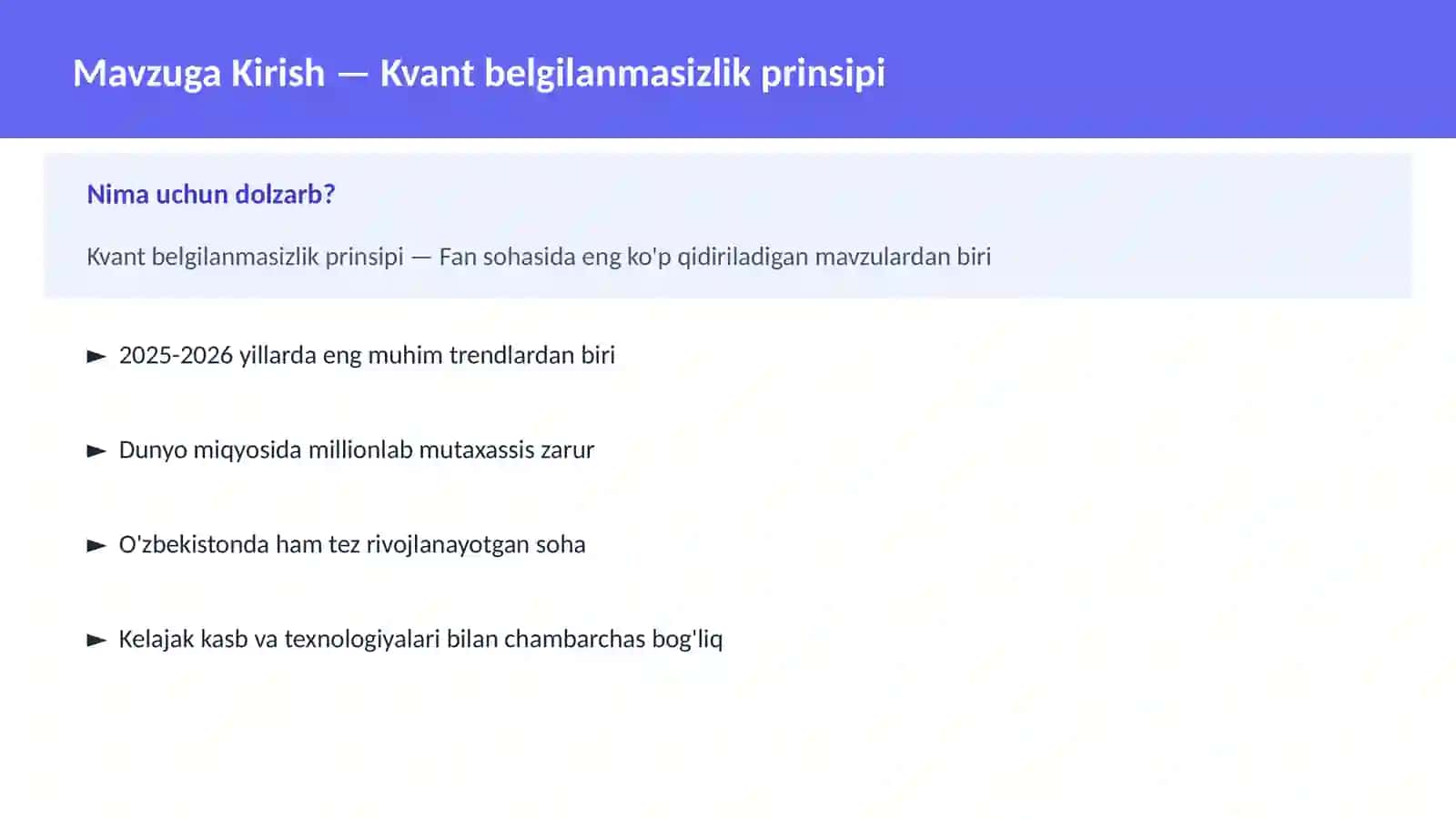 Kvant belgilanmasizlik prinsipi 2
