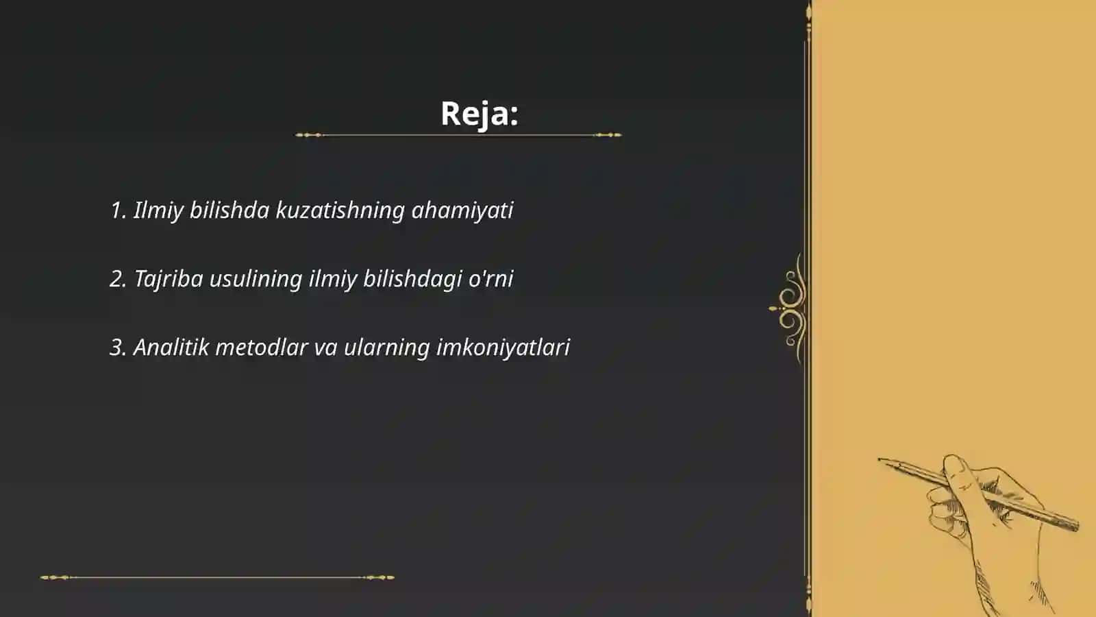 Ilmiy bilishning umumiy va maxsus usuli 2