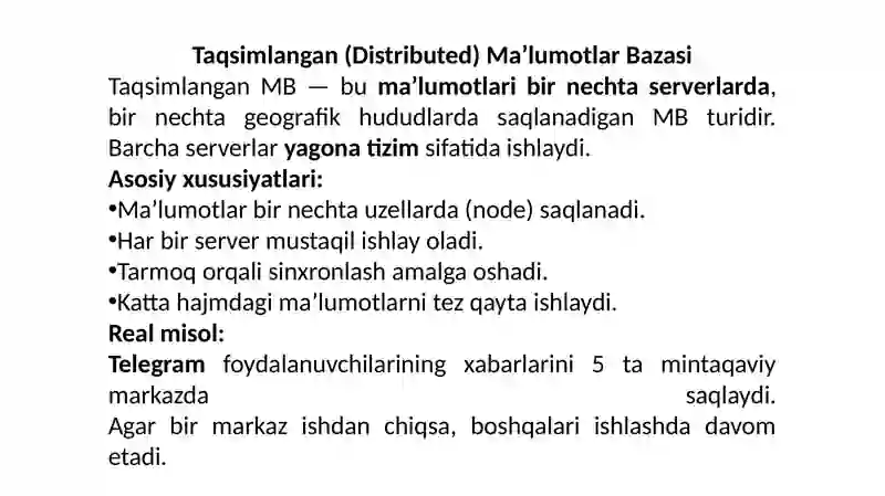 Taqsimlangan MB 2