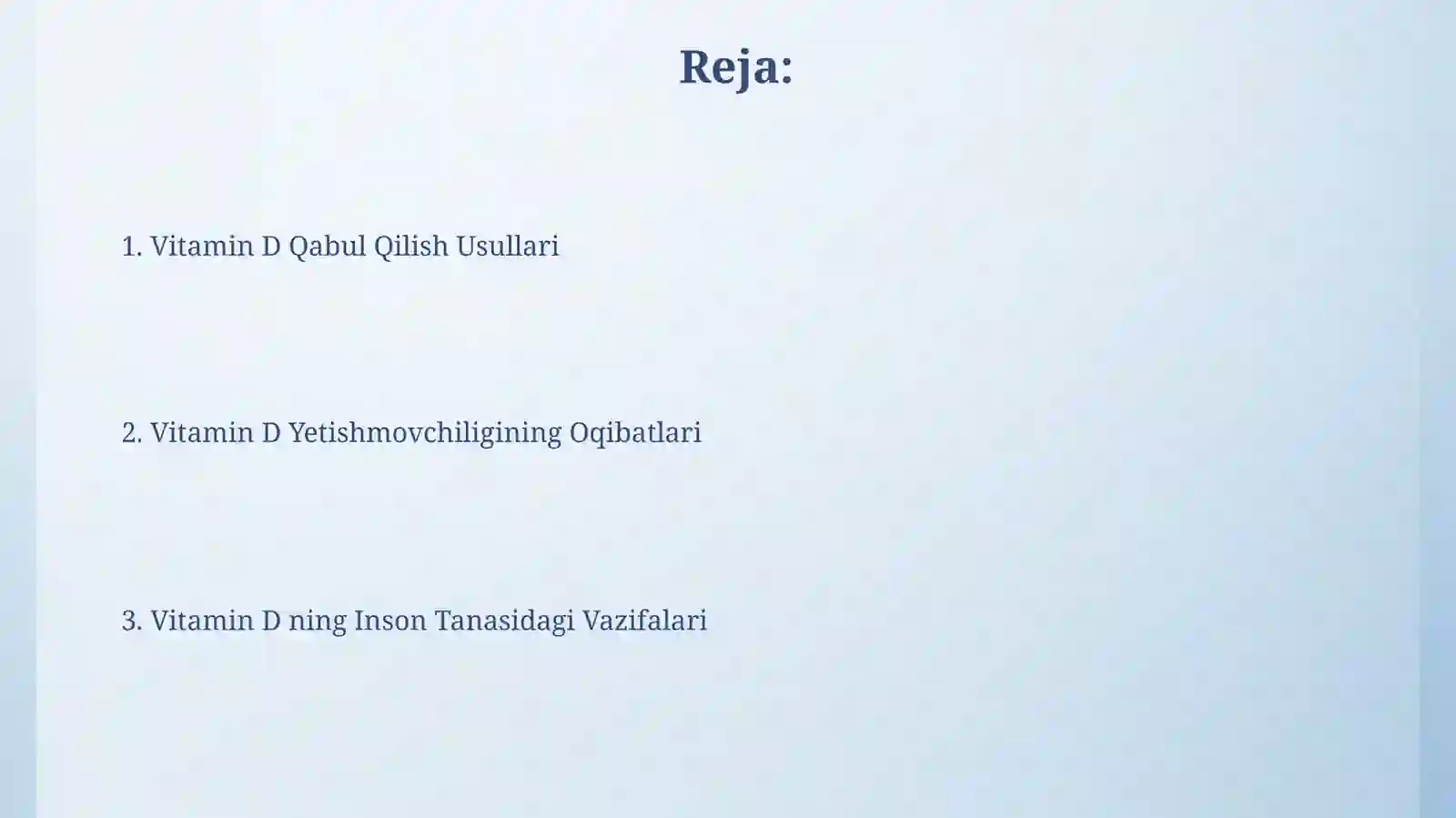 D vitaminining inson organizmidagi roli 2