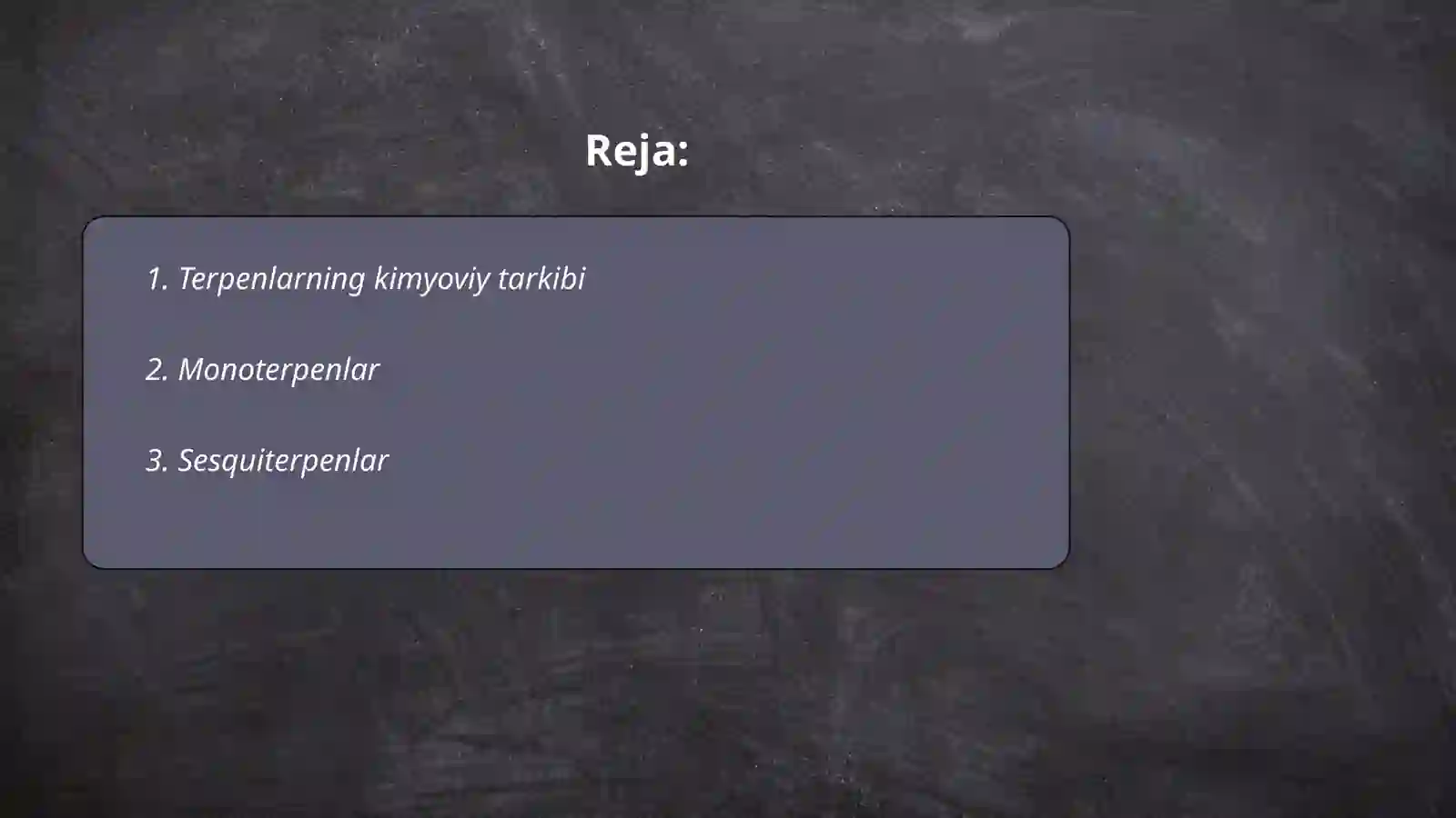 Terpenlar 2
