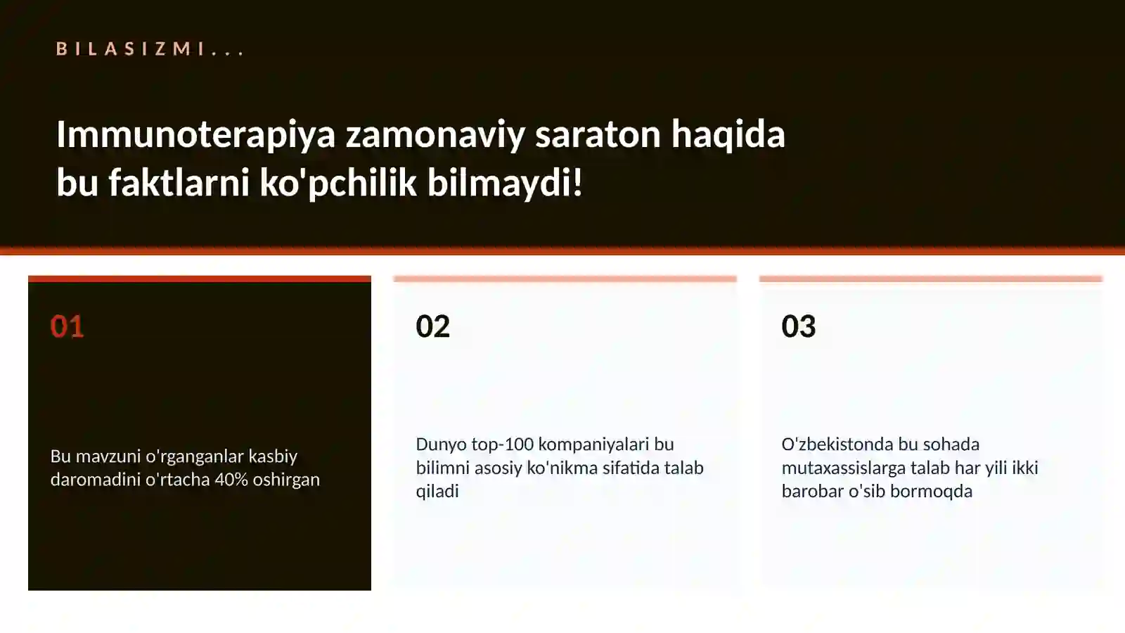Immunoterapiya zamonaviy saraton 2