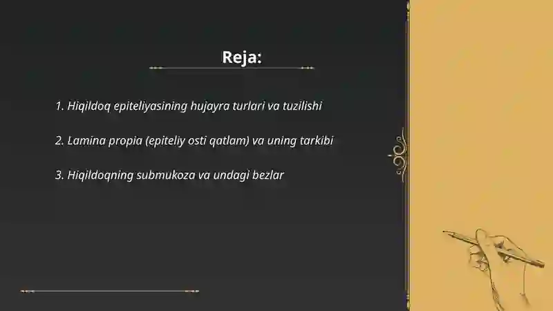 Hiqildoqning mikroskopik tuzilishi 2
