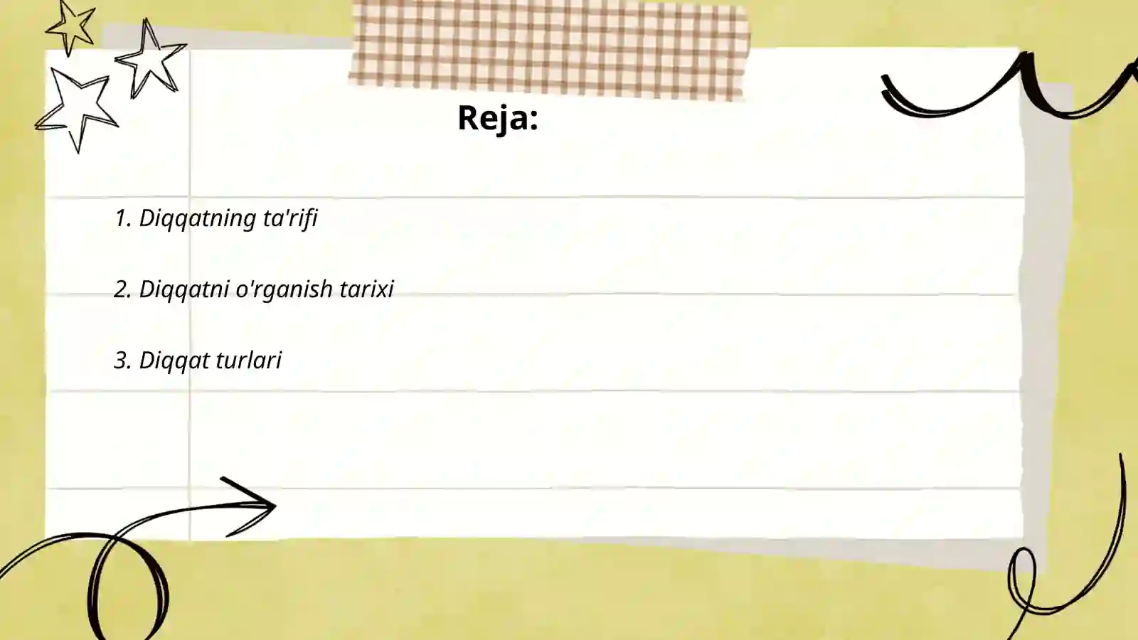 Diqqat haqida tushuncha va uning nerv-fiziologik asoslari 2