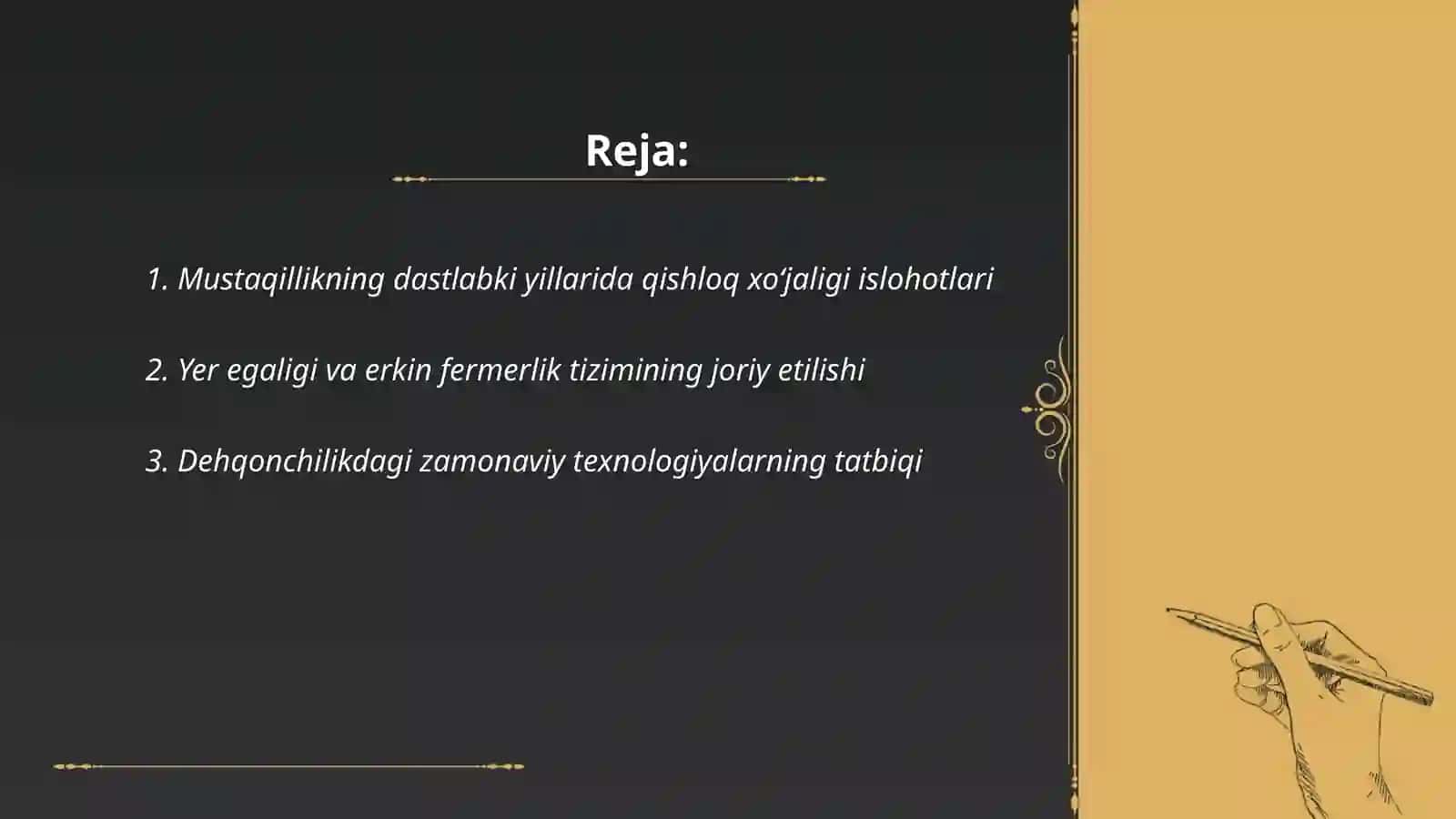Mustaqillik yillarida qishloq xõjaligi va sanoat sohasidagi ozgarishlar 2