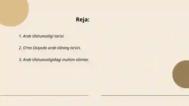 Arab tilshunosligi tarixi 2