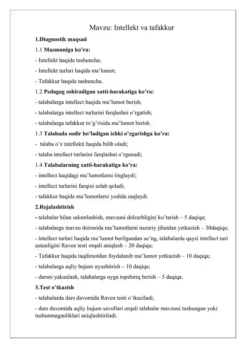 Intellekt va tafakkur 2