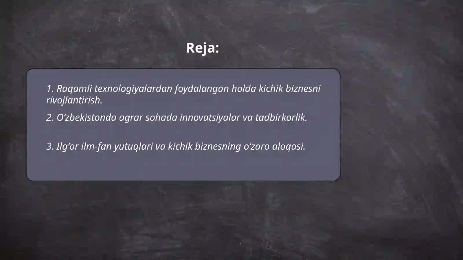 Raqamli texnologiyalardan foydalangan holda kichik biznesni rivojlantirish 2