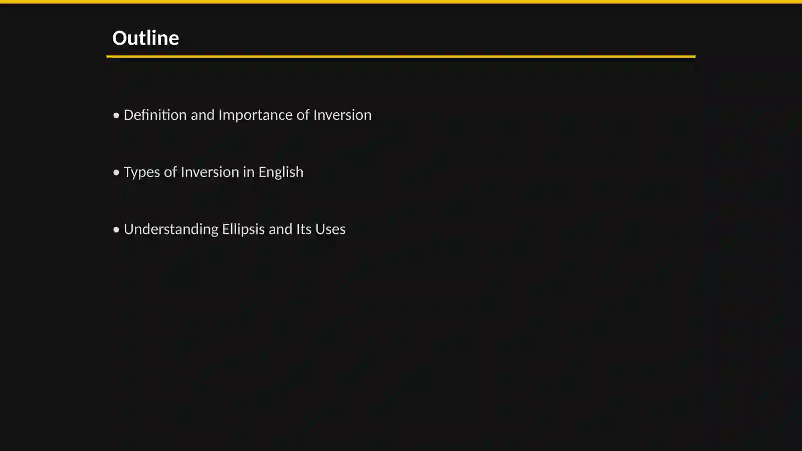 Inversion and ellipsis 2
